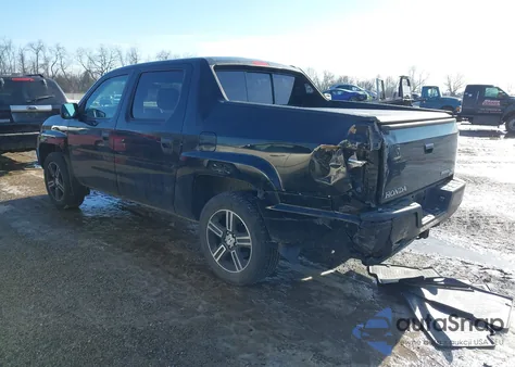 2012 Honda Ridgeline Sport from USA, damaged, VIN 5FPYK1F76CB455102